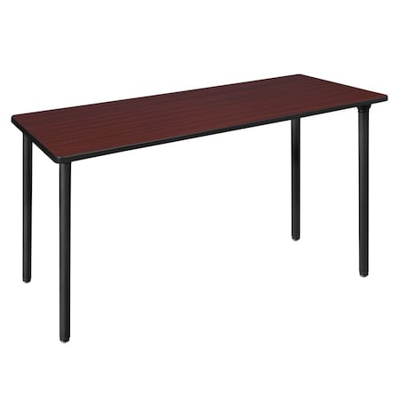 Regency Kee Folding Tables, 66 W, 24 L, 29 H, Wood, Metal Top, Mahogany MTF6624MHBK